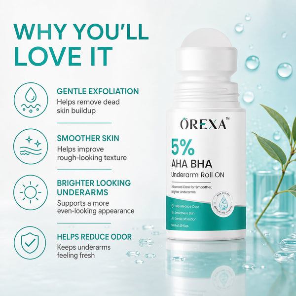 5% AHA BHA Underarm Roll ON