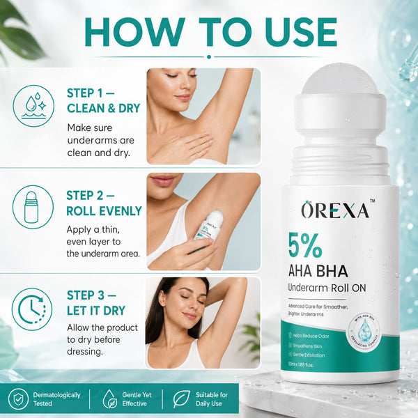 5% AHA BHA Underarm Roll ON